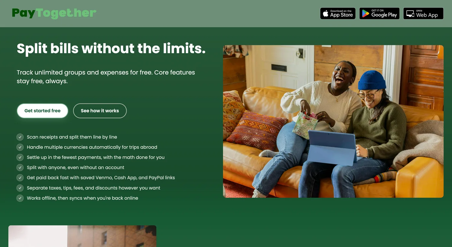 PayTogether website preview